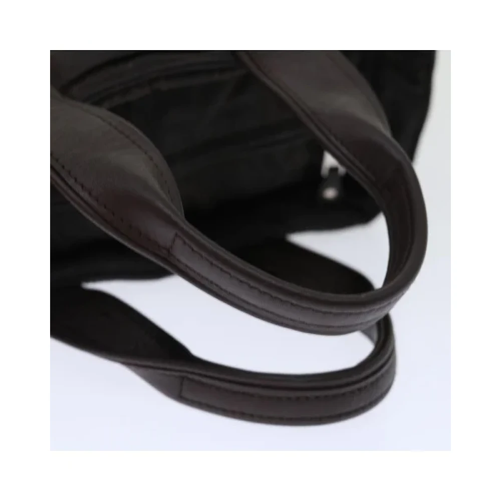 Hermès Vintage Pre-owned Nylon handbags Brown Dames