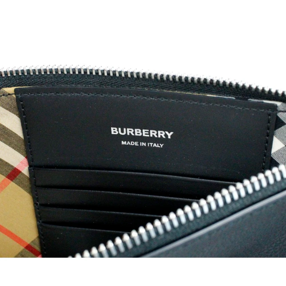 Burberry Monogram Zwart Crossbody Tas Portemonnee Black Dames