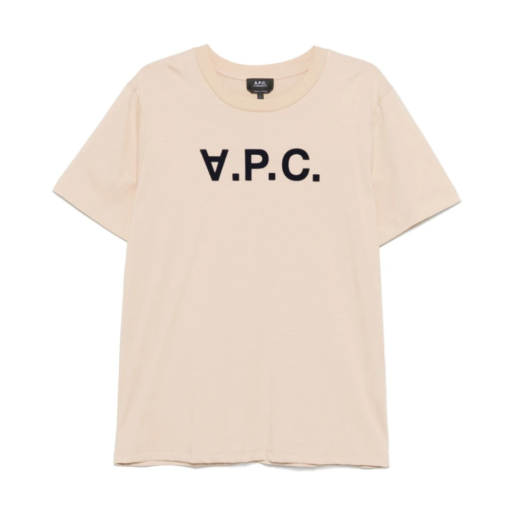 A.p.c. Beige T-shirts en Polos Beige Heren
