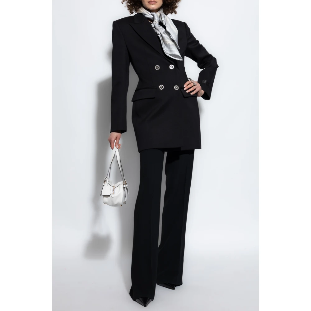 Versace Jurk met uitsnijding aan de achterkant Black Dames