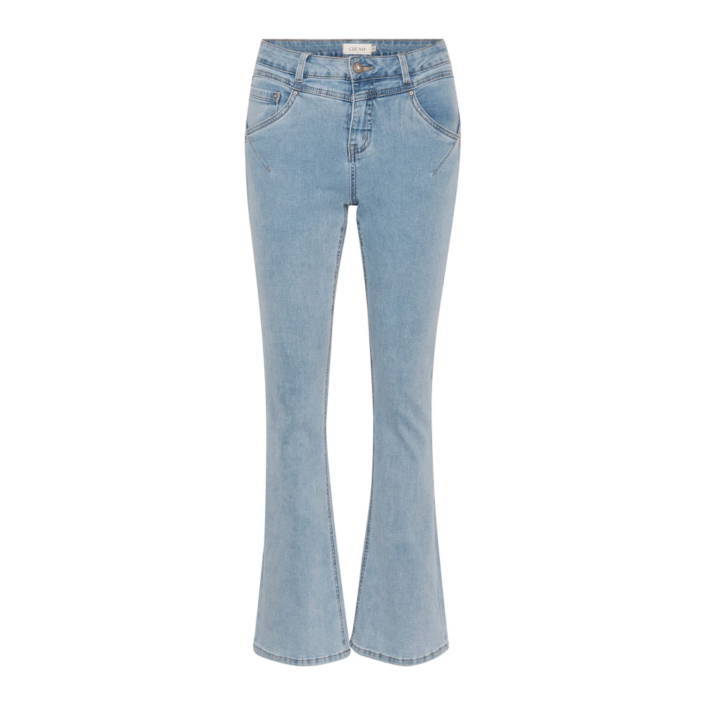 Cream Bootcut Jeans Shape Bukser Blue Dames