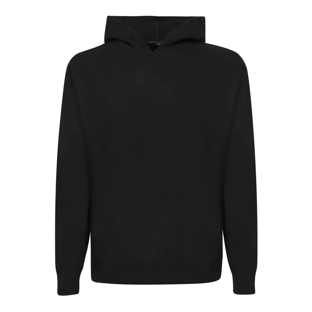 Daniele Fiesoli Luxe Zwarte Gebreide Kleding Aw24 Black Heren