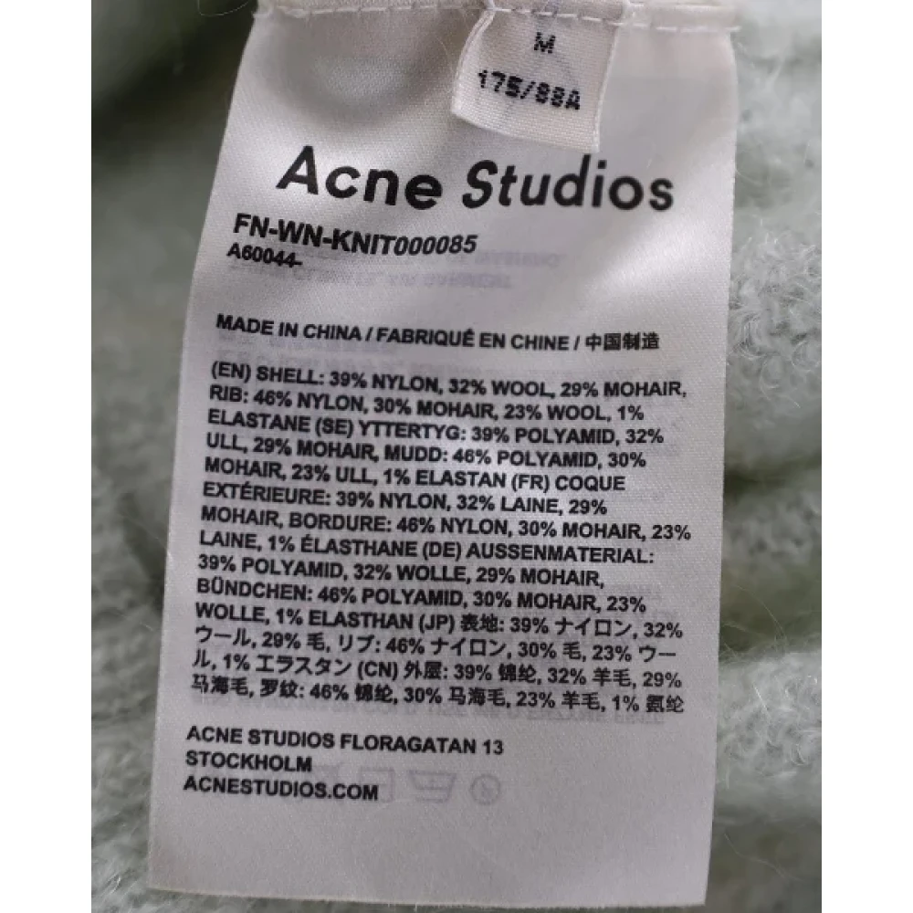 Acne Studios Pre-owned Nylon tops Green Dames