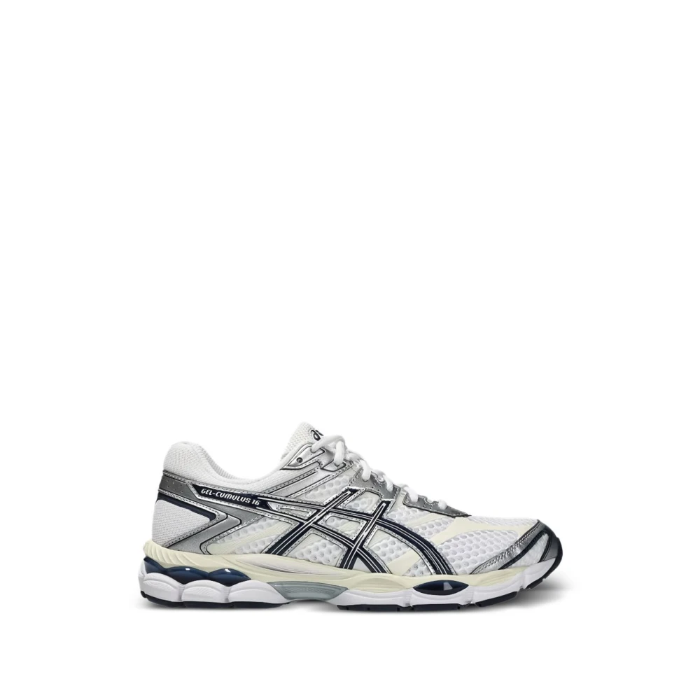 Asics Flat Shoes - Male - Running Shoes - White - 8 Uk - Sport