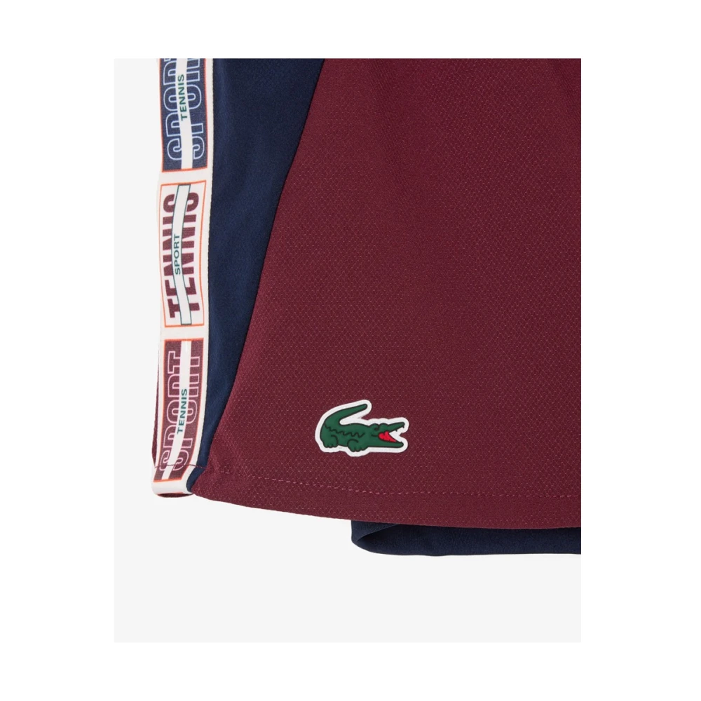 Lacoste Shorts Red Dames