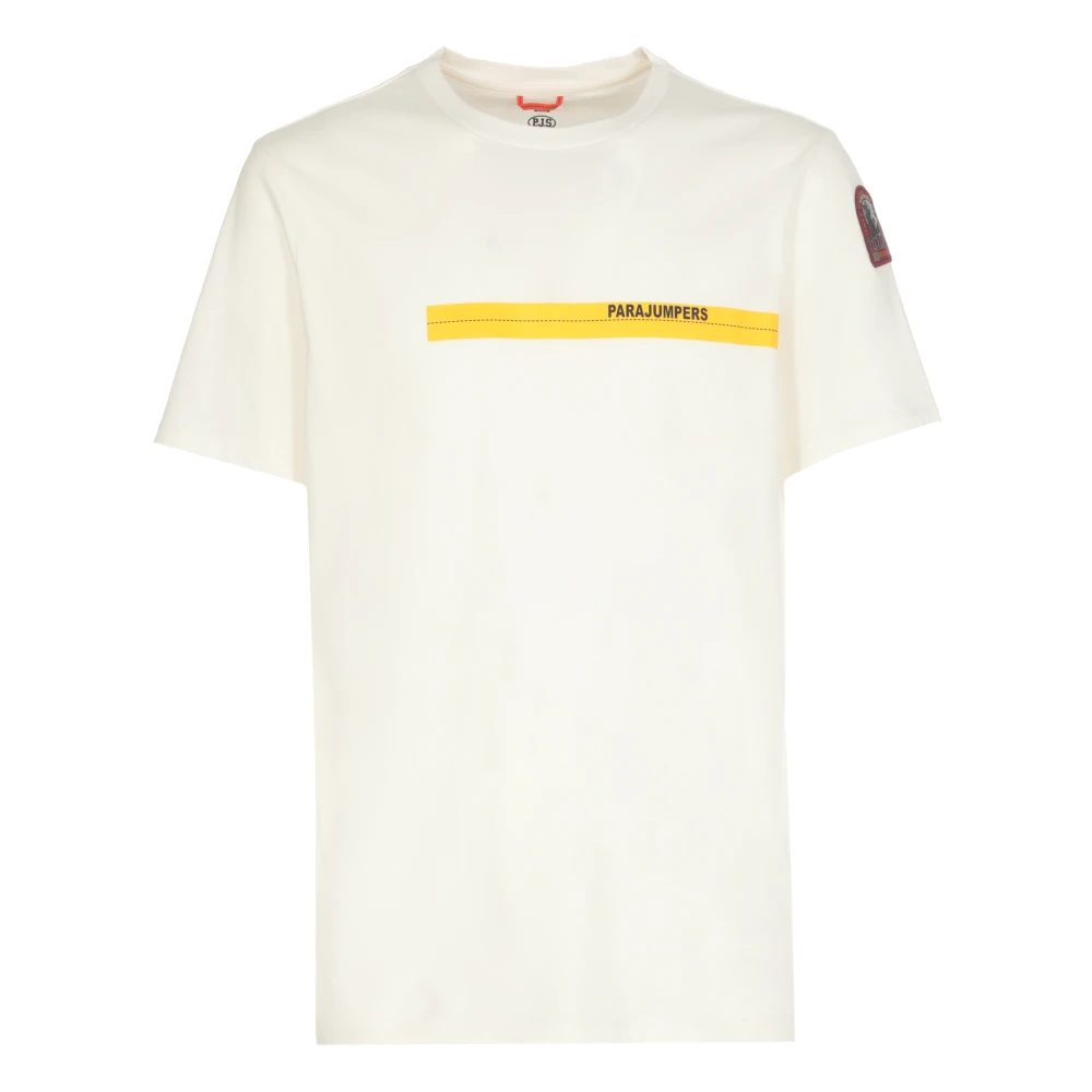 Parajumpers Katoenen T-shirt White Heren