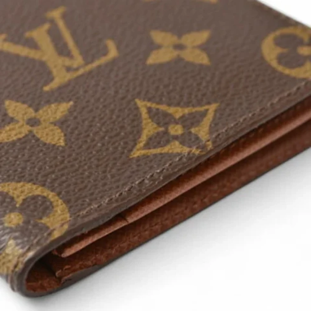 Louis Vuitton Vintage Pre-owned Canvas wallets Brown Dames