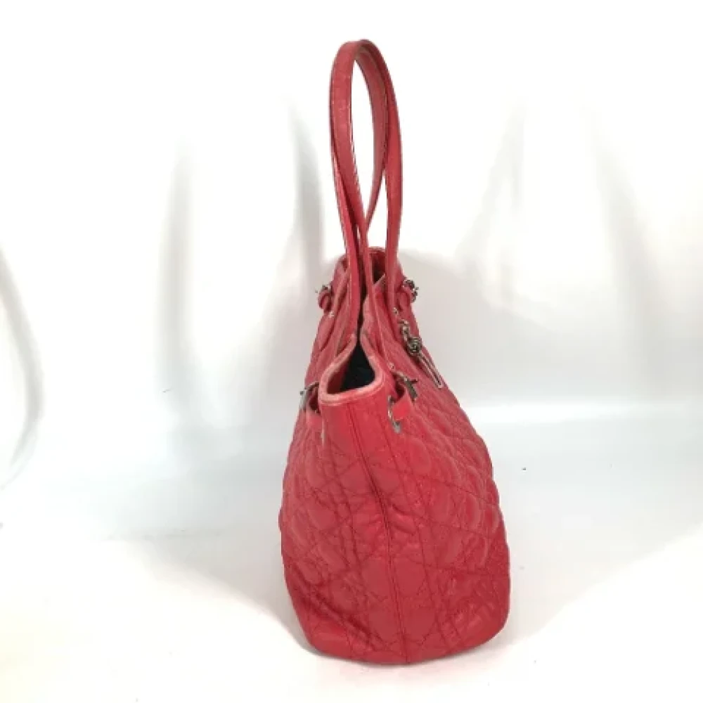 Dior Vintage Pre-owned Fabric dior-bags Red Dames