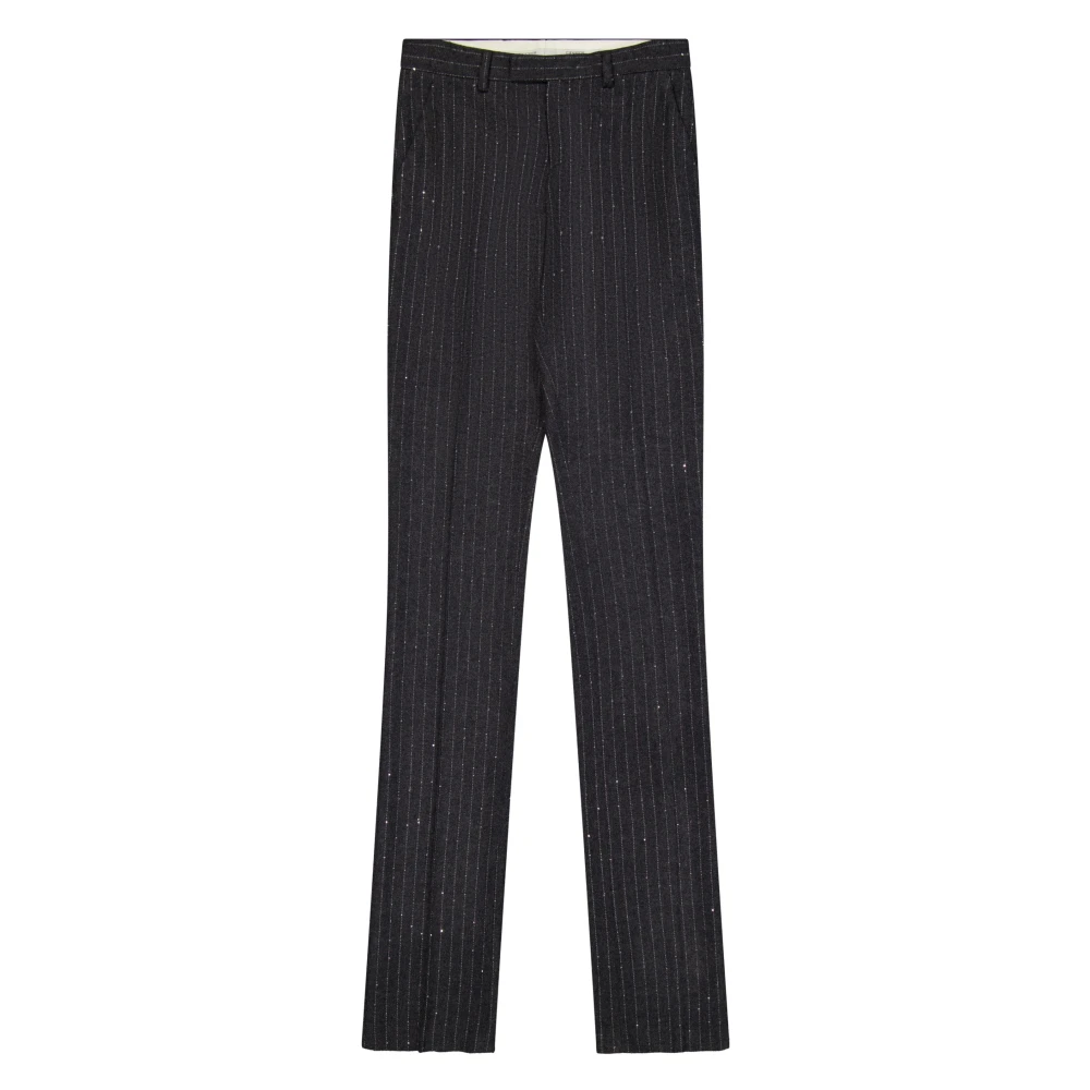 Laneus Cigarette broek met pailletten Gray Dames