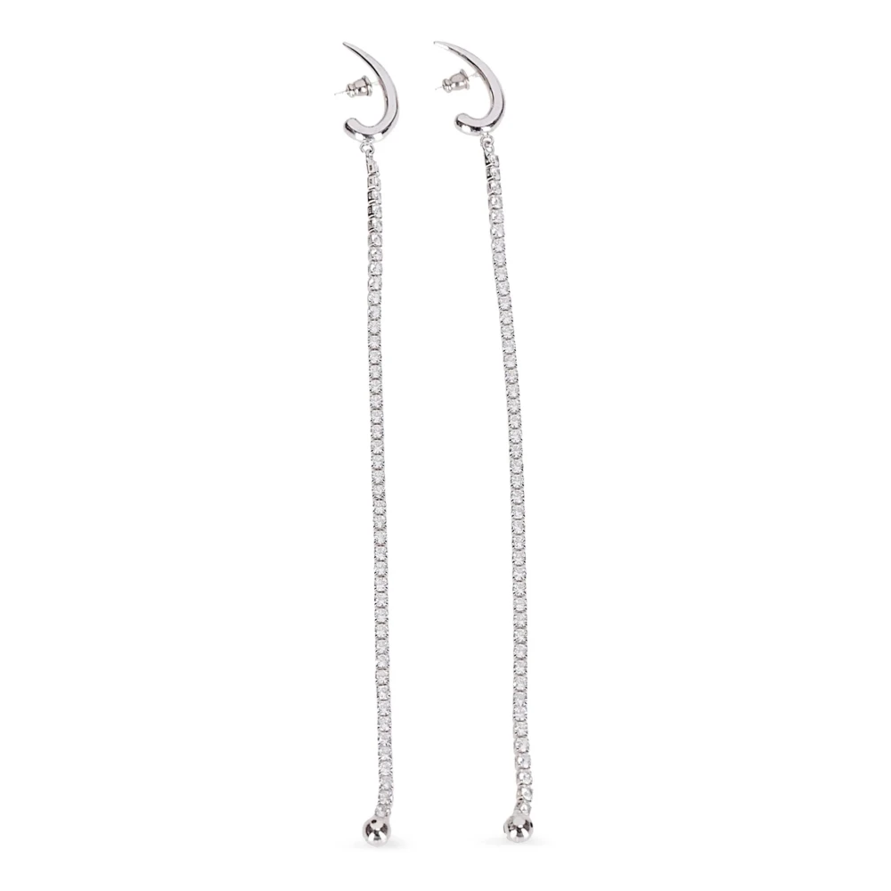 Panconesi Women's Gray Diamanti Pendulum Earrings