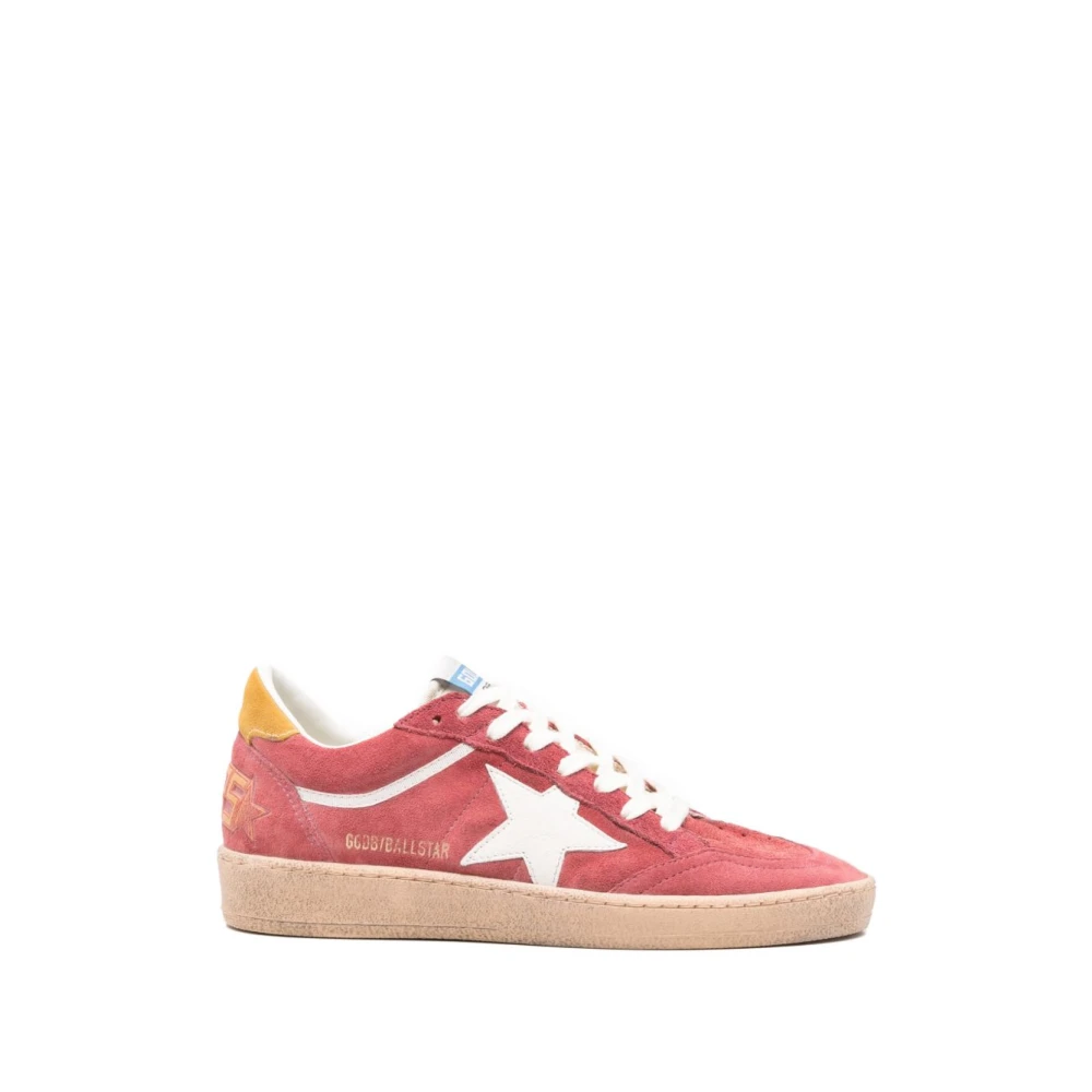 Golden Goose Ball Star Sneakers Dames Schoenen Rood