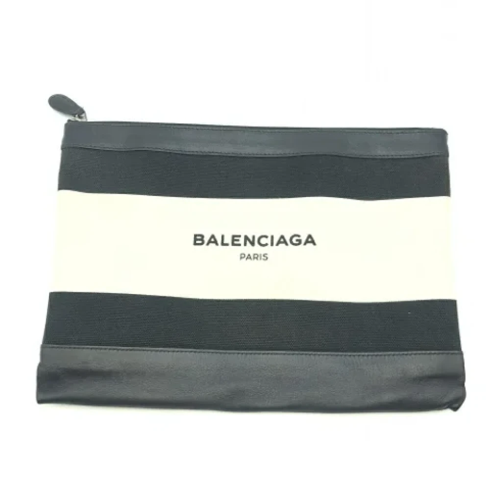 Balenciaga Vintage Pre-owned Canvas clutches Multicolor Dames