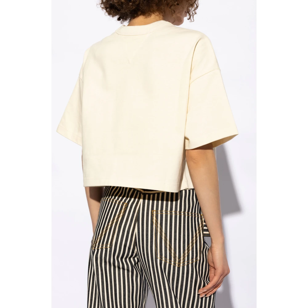 Bottega Veneta T-shirt met zakken Beige Dames