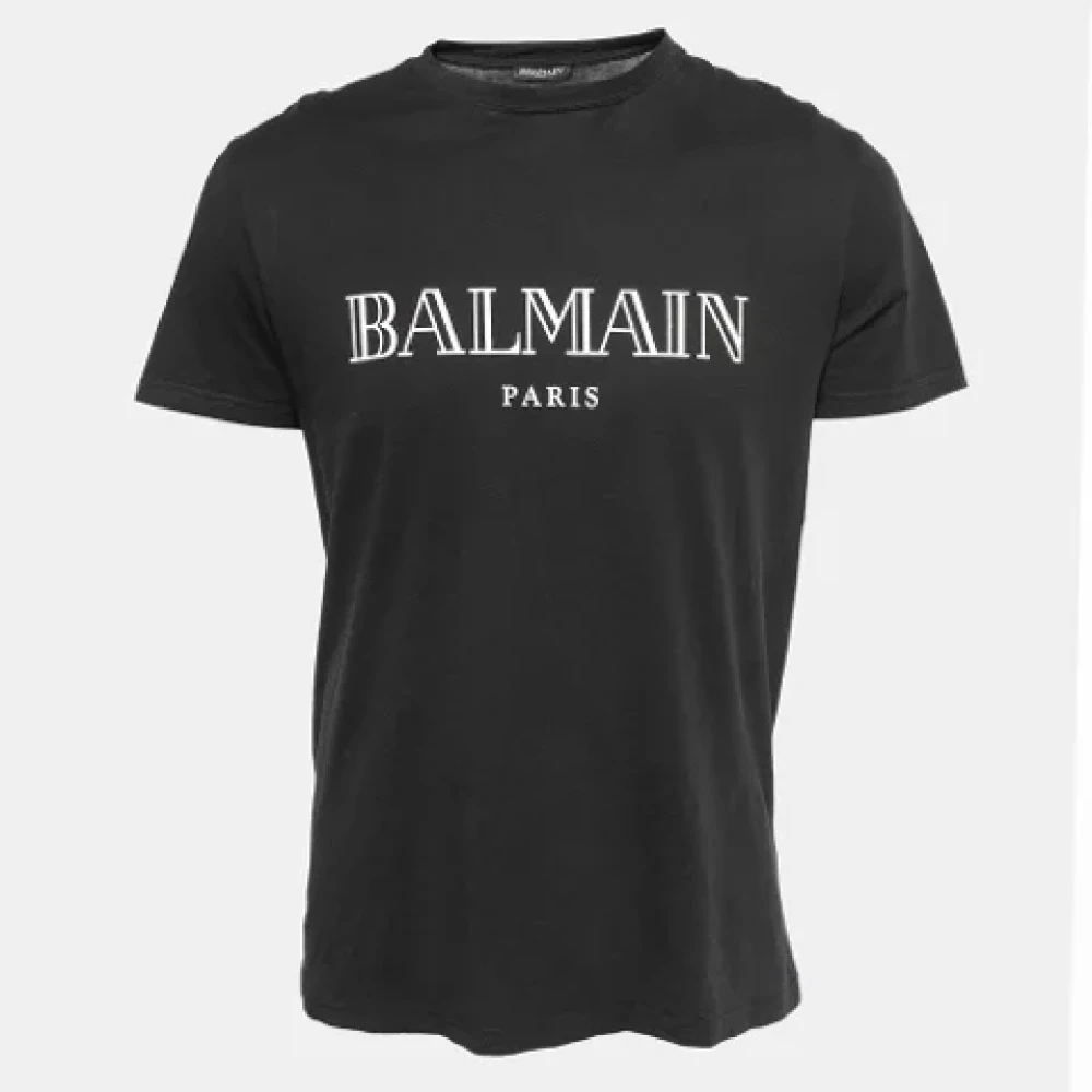 Balmain Pre-owned Cotton tops Black Dames