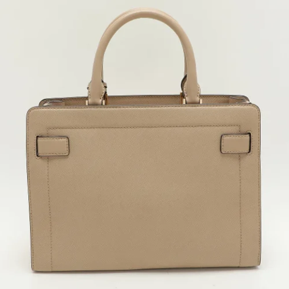 Michael Kors Pre-owned Leather handbags Beige Dames