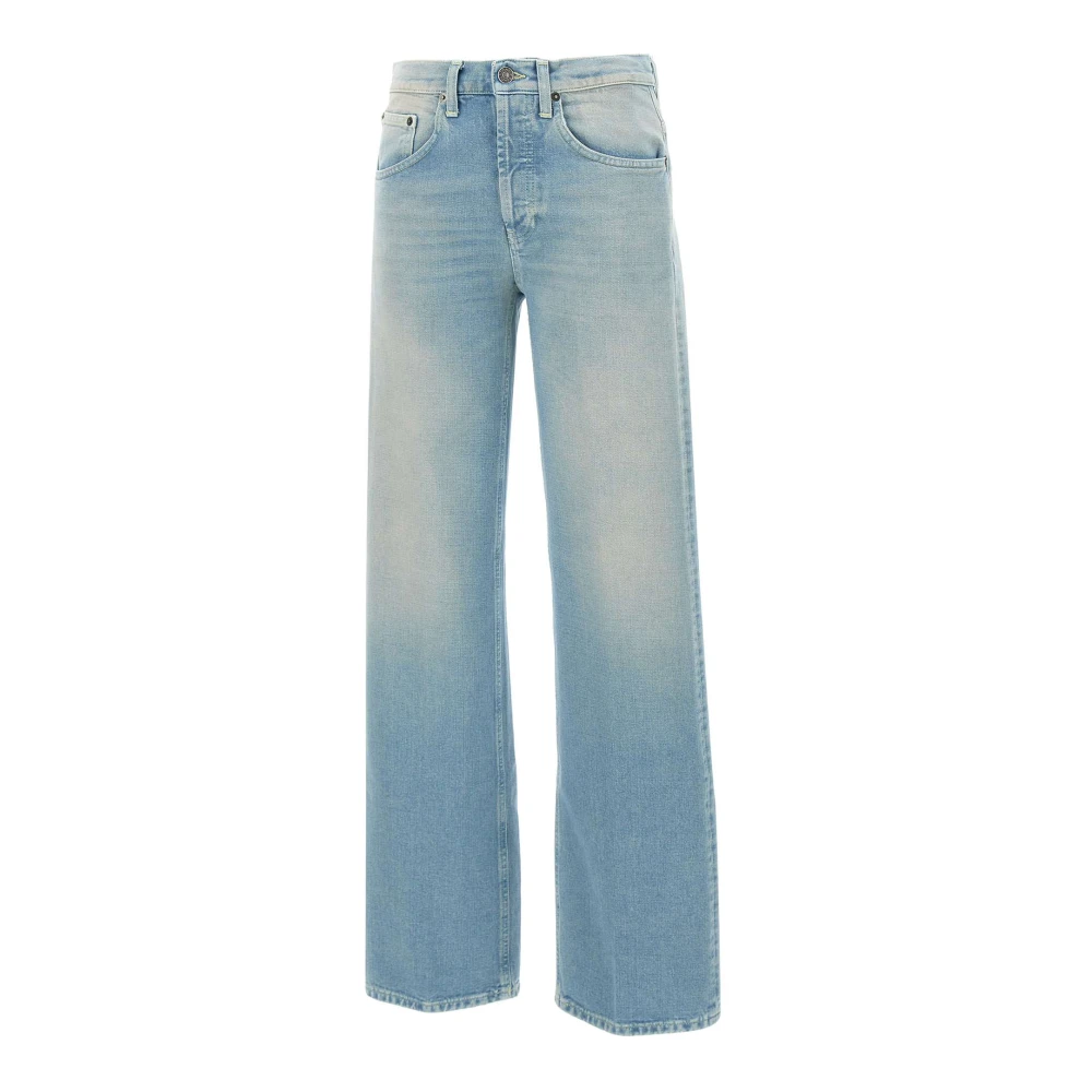 Dondup Women's Blue Wide Jeans, W26, Jacklyn Jeans
