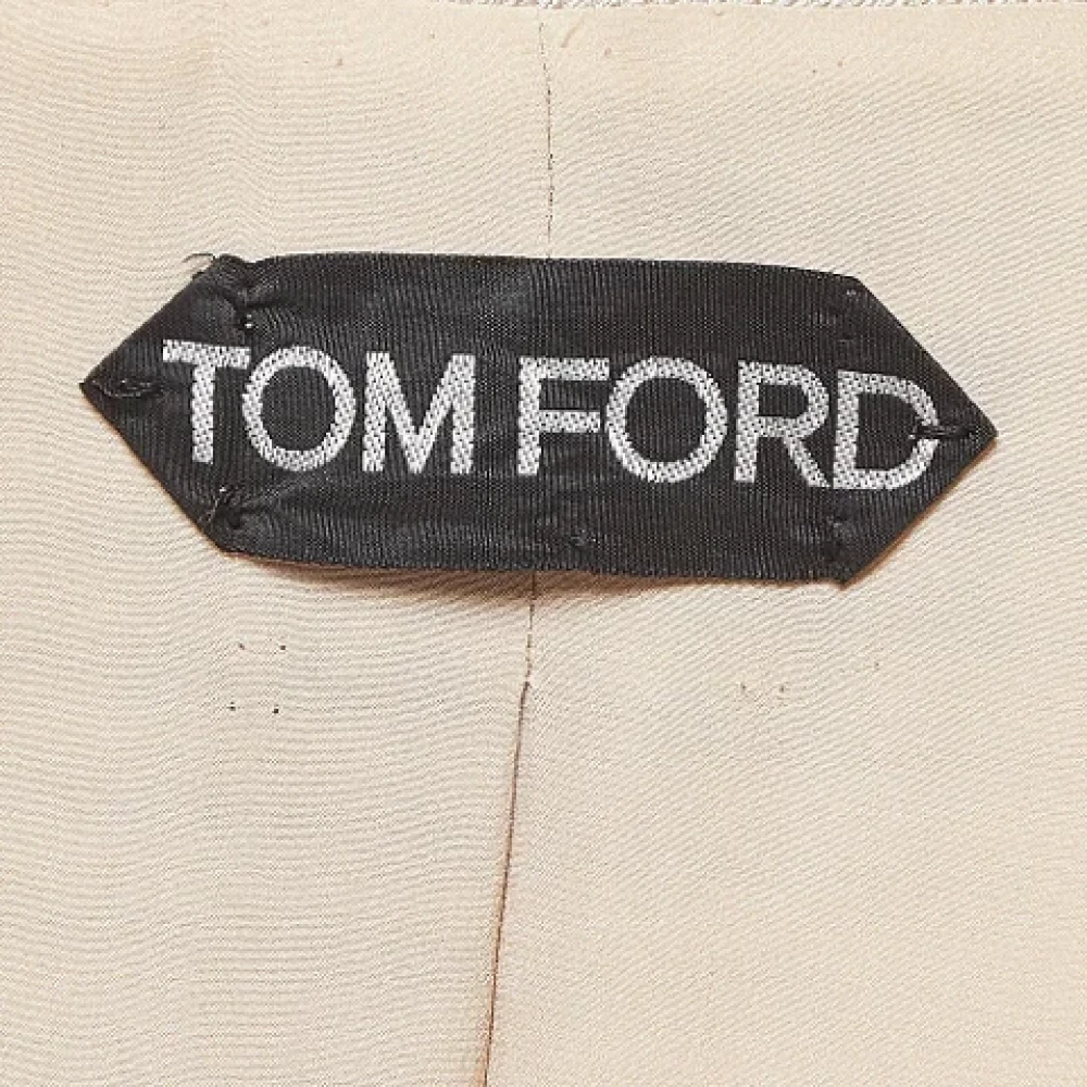 Tom Ford Pre-owned Fabric outerwear Beige Dames