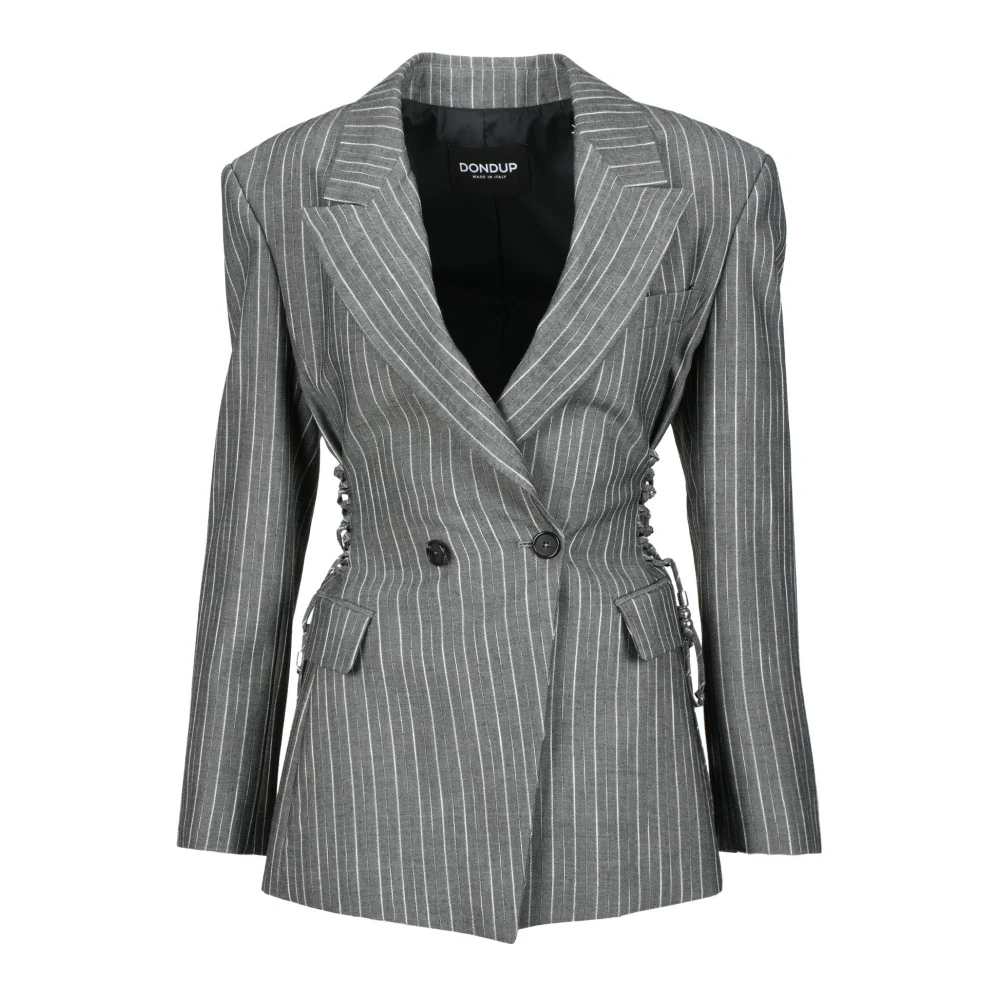Dondup - Jackets > Blazers - Gray - Dondup - Modalova