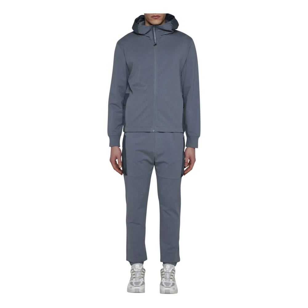 C.P. Company Metropolis Sweater Blauw-Grijs Jersey Textuur Blue Heren