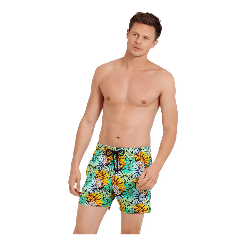 Vilebrequin Elastische Jungle Zwembroek Multicolor Heren