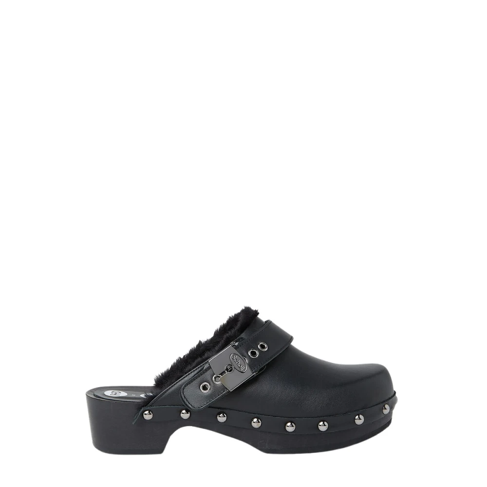 Scholl Unisex Black Pescura Clogs