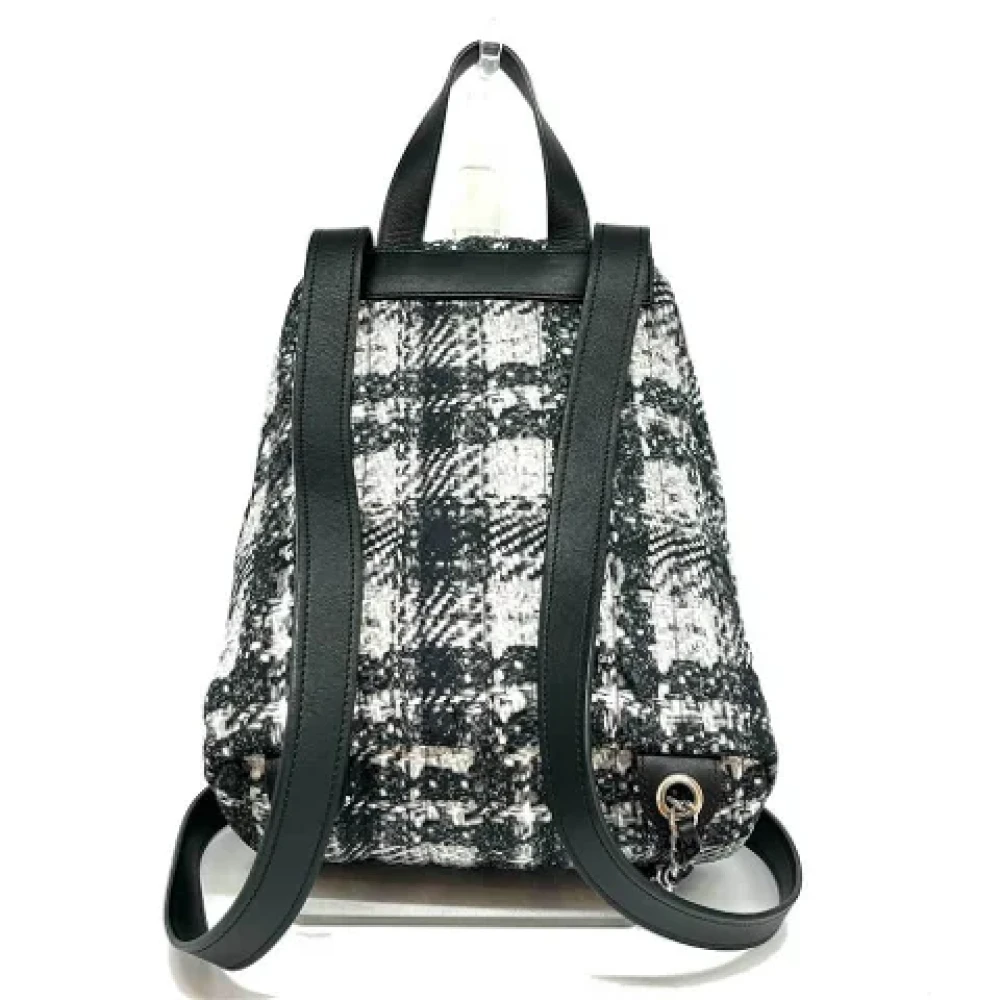 Chanel Vintage Pre-owned Nylon shoulder-bags Black Dames