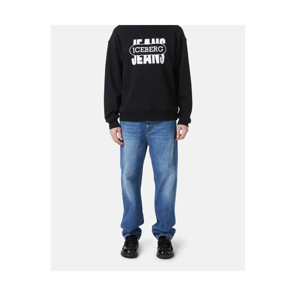Iceberg 50e verjaardag crewneck sweatshirt Black Heren
