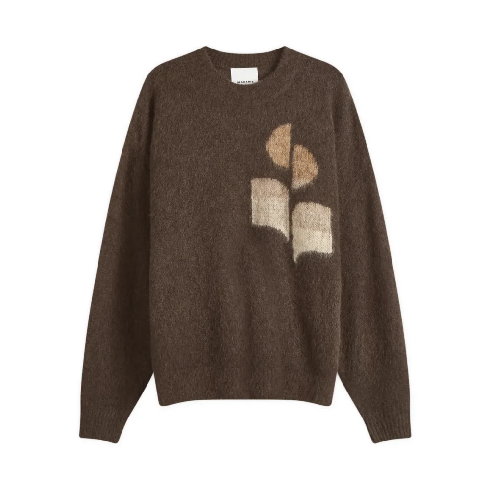 Isabel marant Stijlvolle Pull Drany Trui Brown Heren