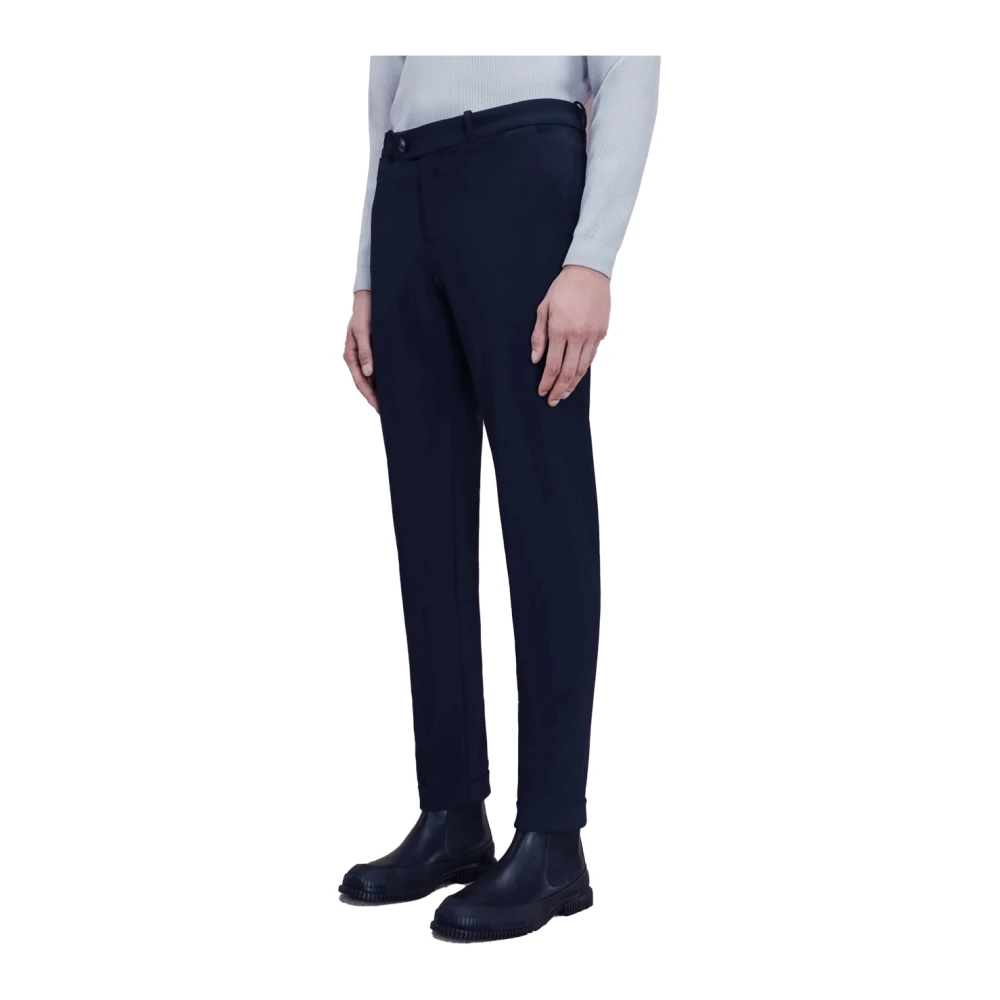 RRD Geometric Slim Fit Winter Chino Broeken Blue Heren