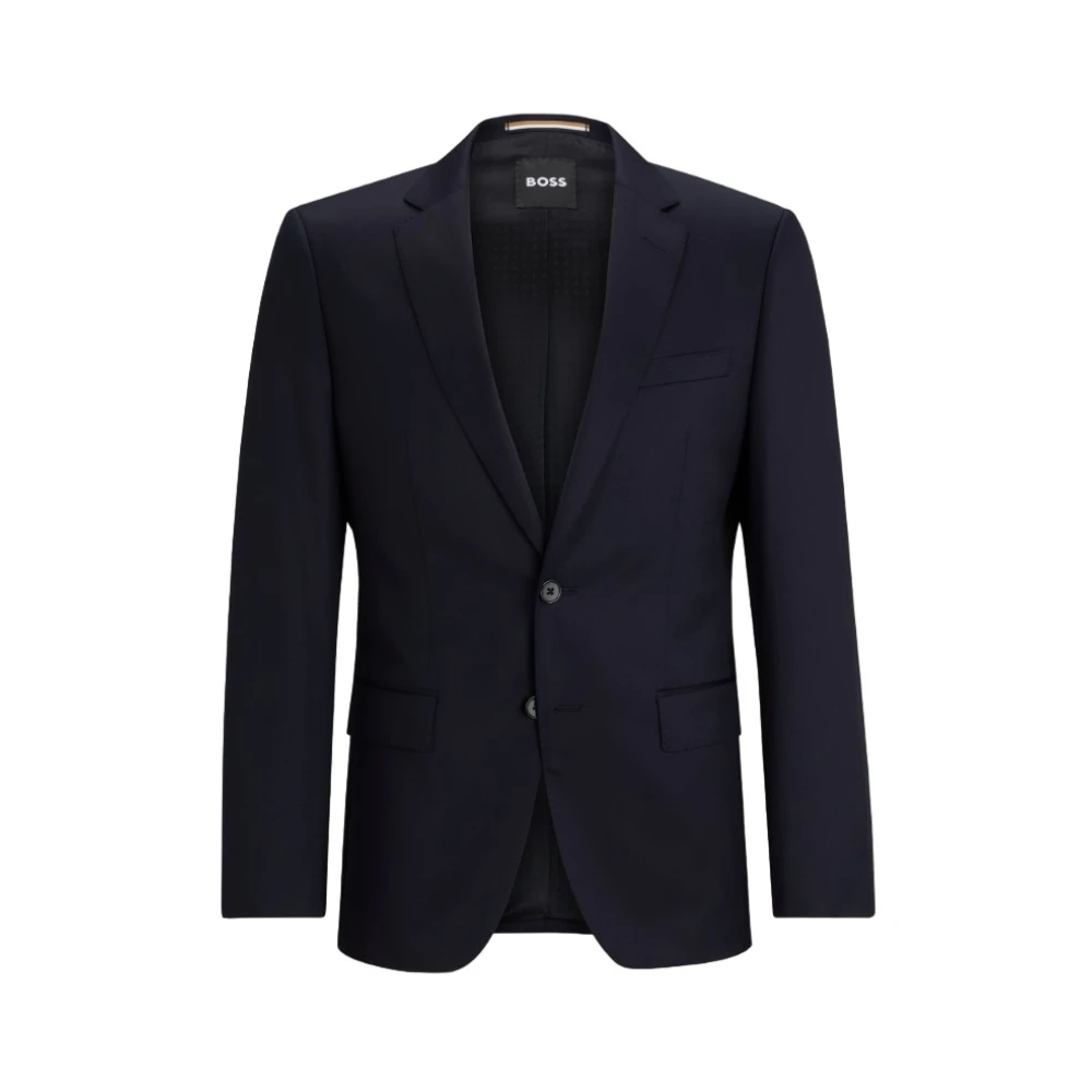 Hugo Boss Blauw Klassiek Reversjasje Blue Heren