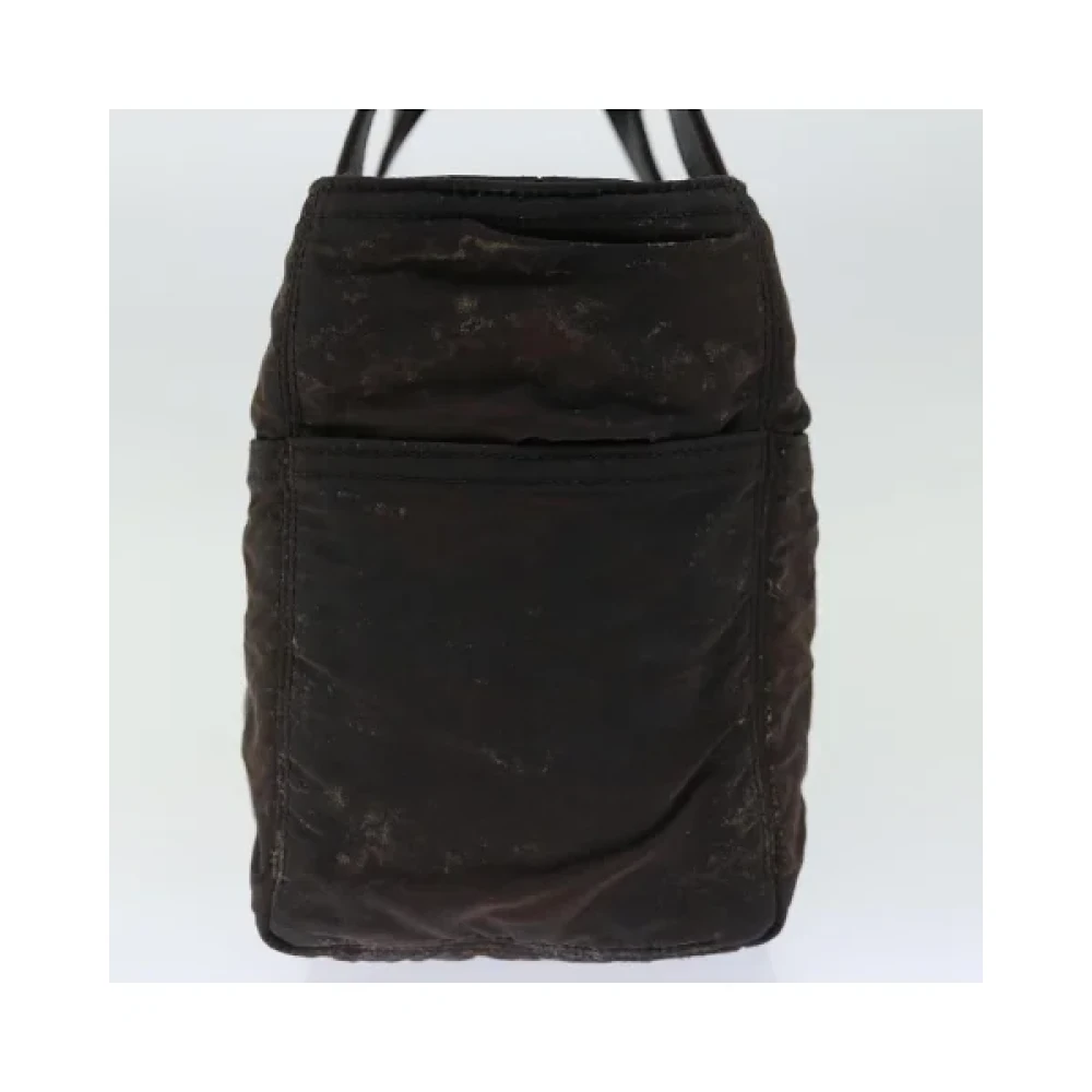 Hermès Vintage Pre-owned Nylon handbags Brown Dames