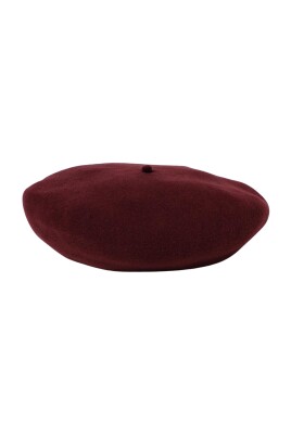 burgundy-wool-beret-hat