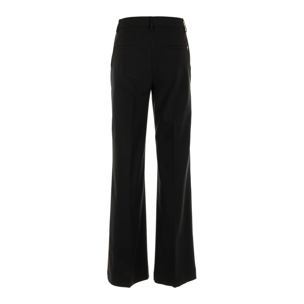 Dondup Zwarte Broek Janice Stijl Black Dames