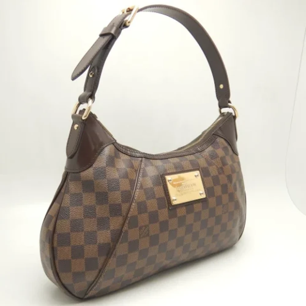 Louis Vuitton Vintage Pre-owned Plastic handbags Brown Dames