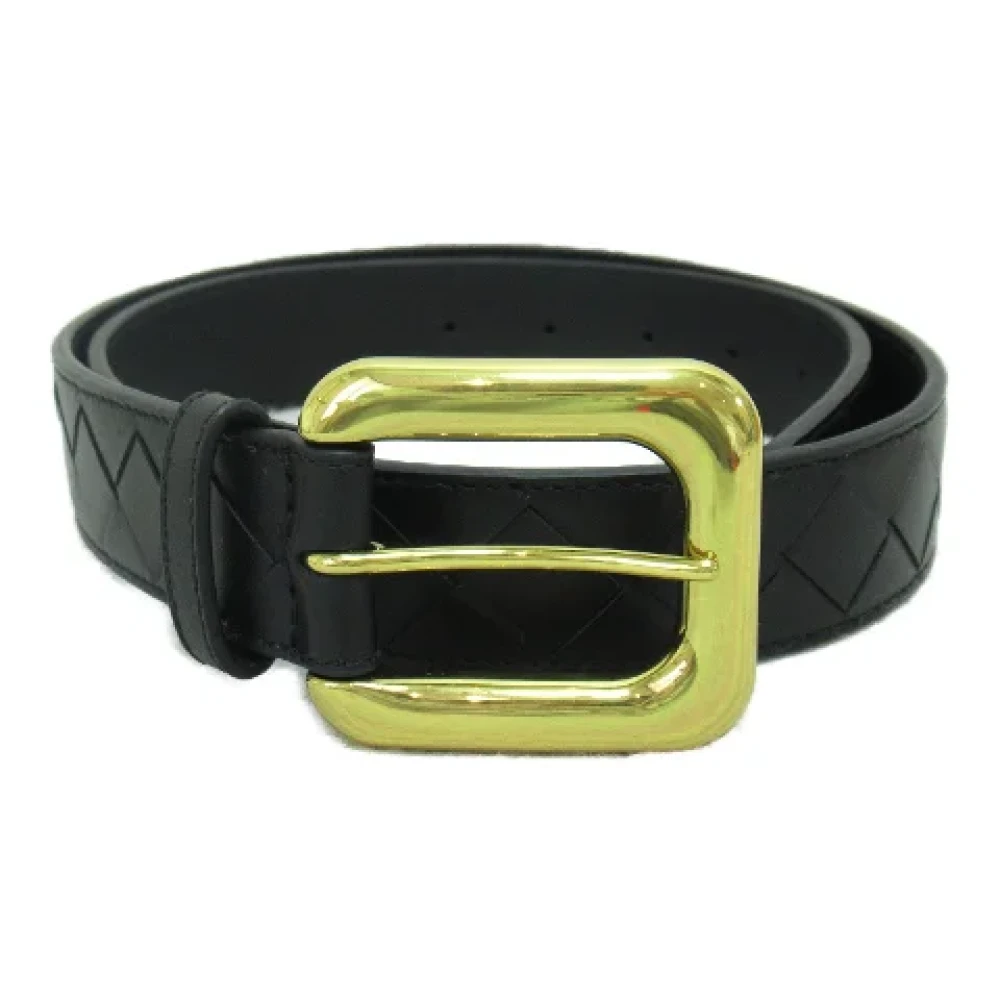 Bottega Veneta Vintage Pre-owned Leather belts Black Dames