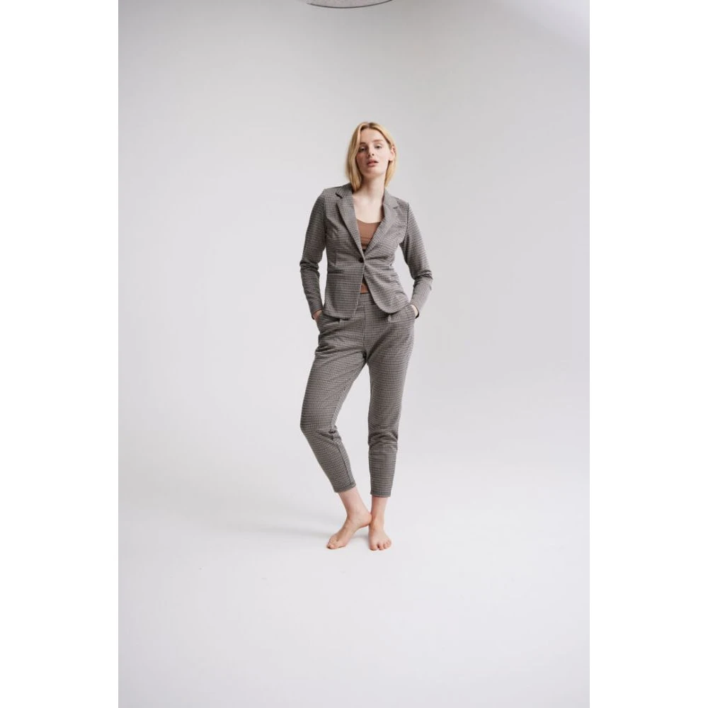 Ichi Sand Blazer Gray Dames