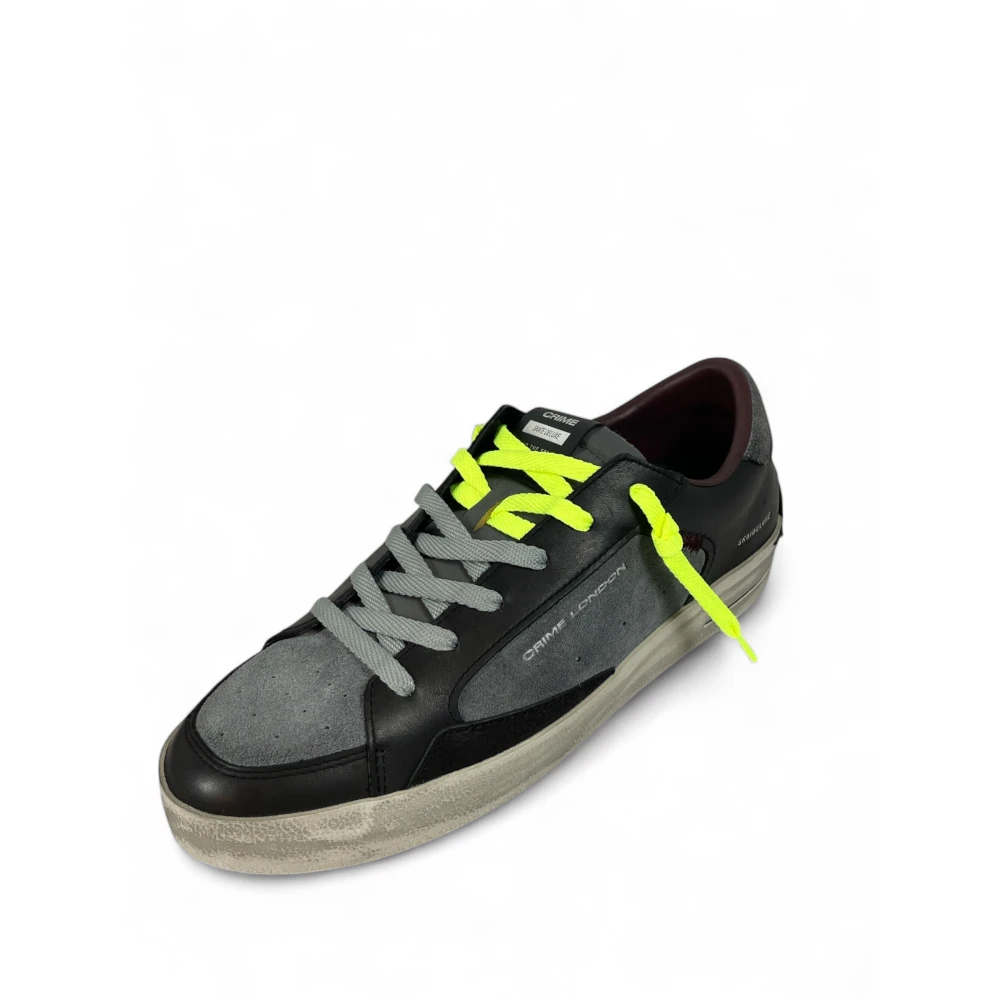 Crime London SK8 Deluxe Heren Schoenen Zwart