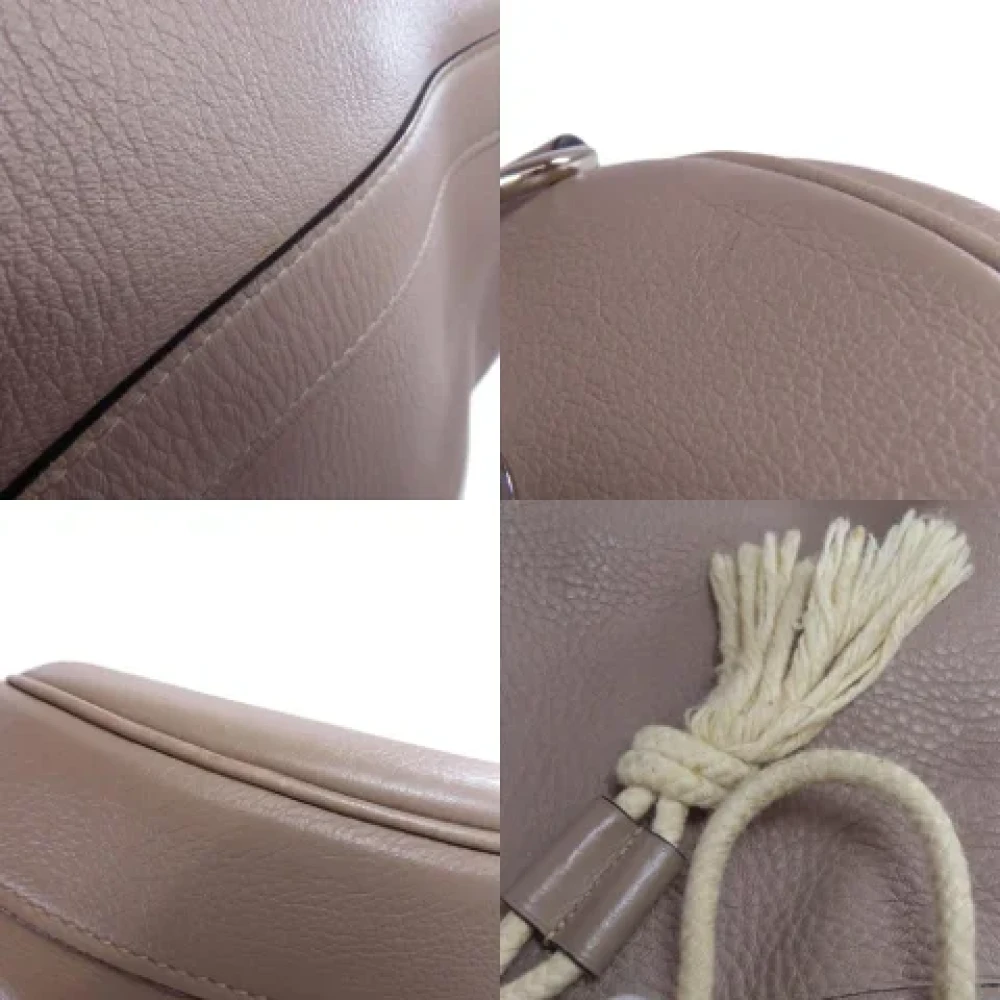 Hermès Vintage Pre-owned Leather totes Gray Dames