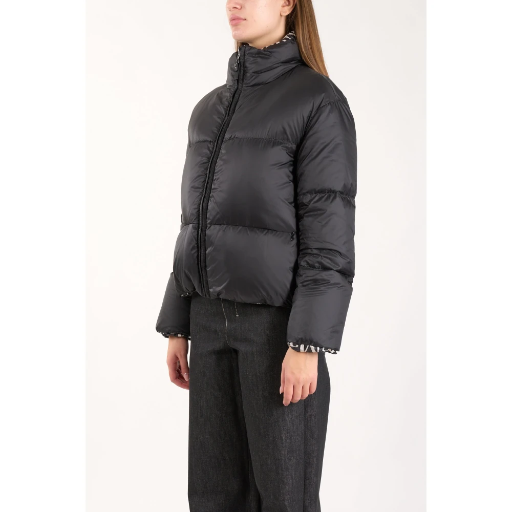 Max Mara Reversibele Waterafstotende Donsjas Black Dames