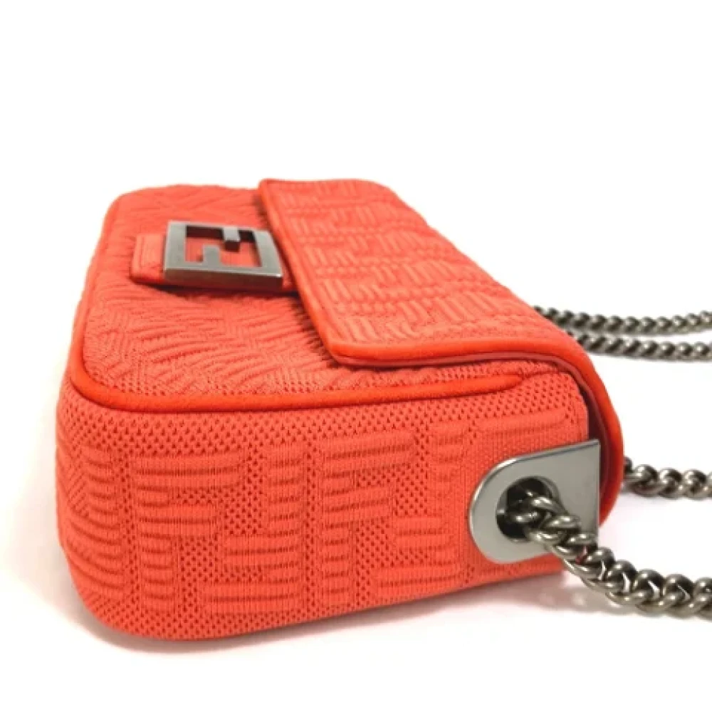 Fendi Vintage Pre-owned Canvas fendi-bags Red Dames