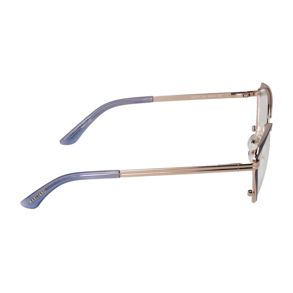 Guess Blauwe Cat Eye Metalen Optische Frames Blue Dames