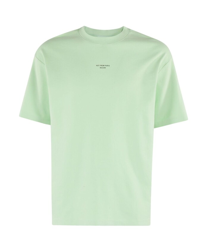 t-shirt-vert-avec-logo-imprime