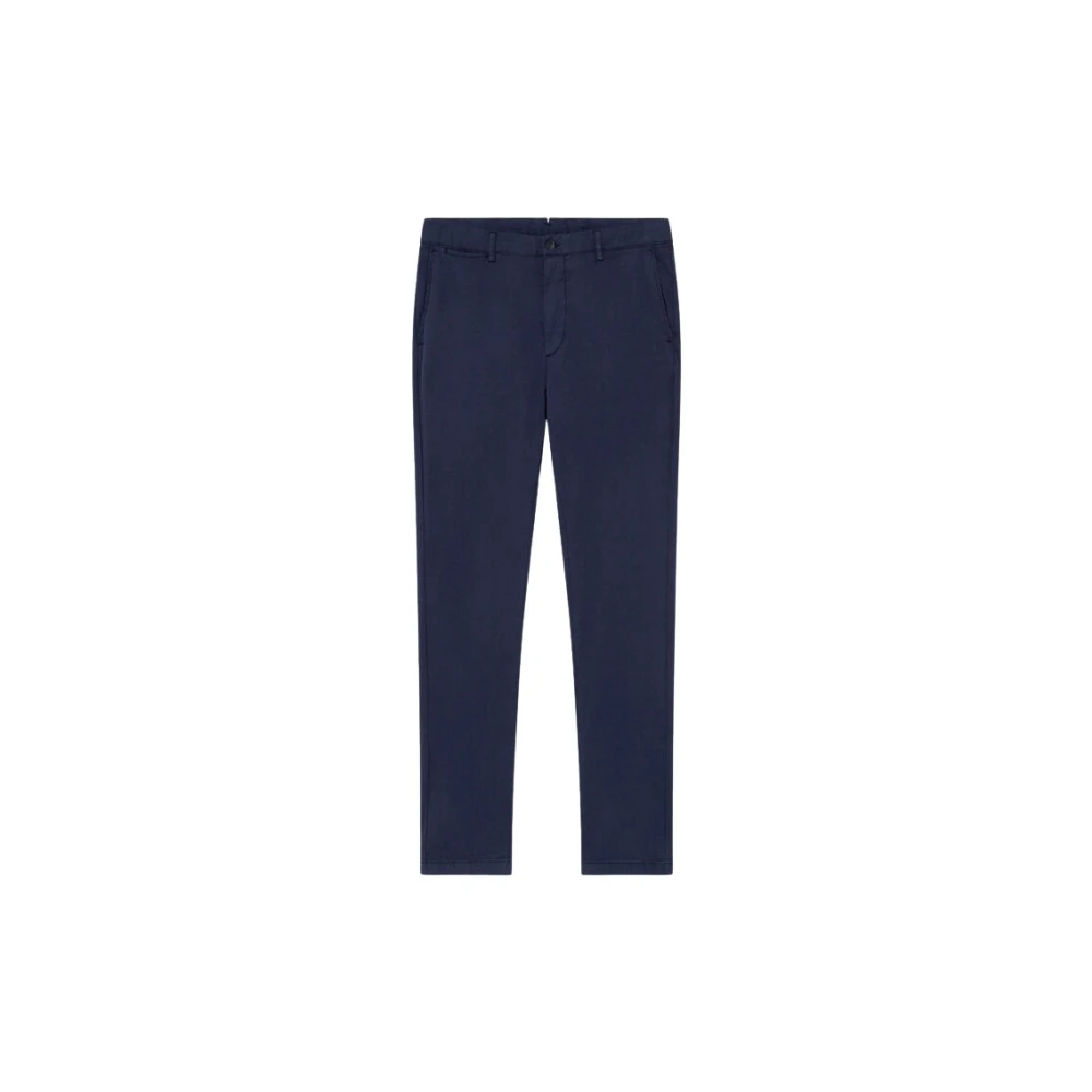 Hackett Vintage Navy GMT Chino Broek Blue Heren