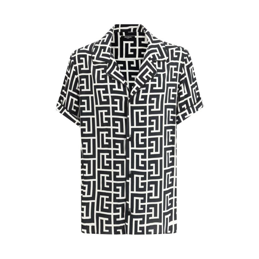 Shirts > Short Sleeve Shirts - - Balmain - Modalova
