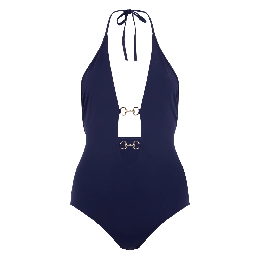 Gucci Women's Blue One-Piece Swimsuit