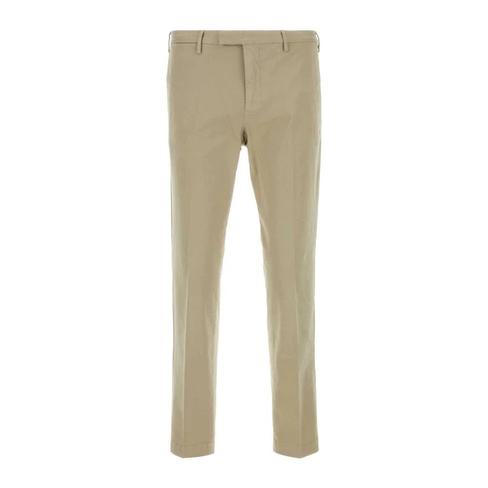 PT Torino Stretch Katoenen Beige Broek Beige Heren