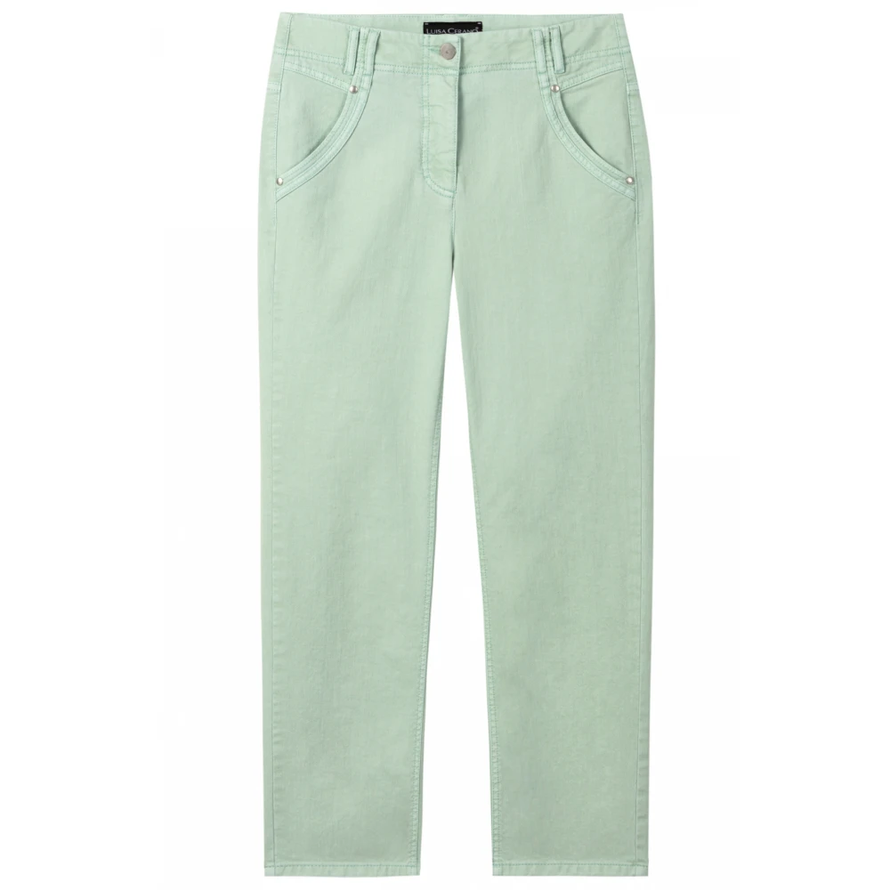 LUISA CERANO Stijlvolle Jeans voor Vrouwen Green Dames