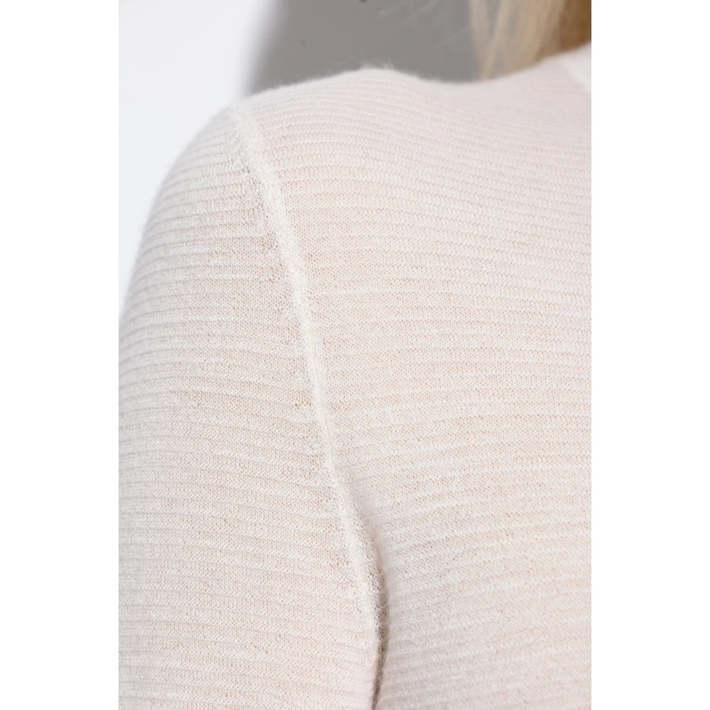 Lisa Yang Kasjmier coltrui Beige Dames