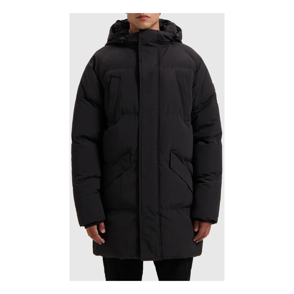Pure Path Actieve Zwarte Parka voor Buitensport Black Heren