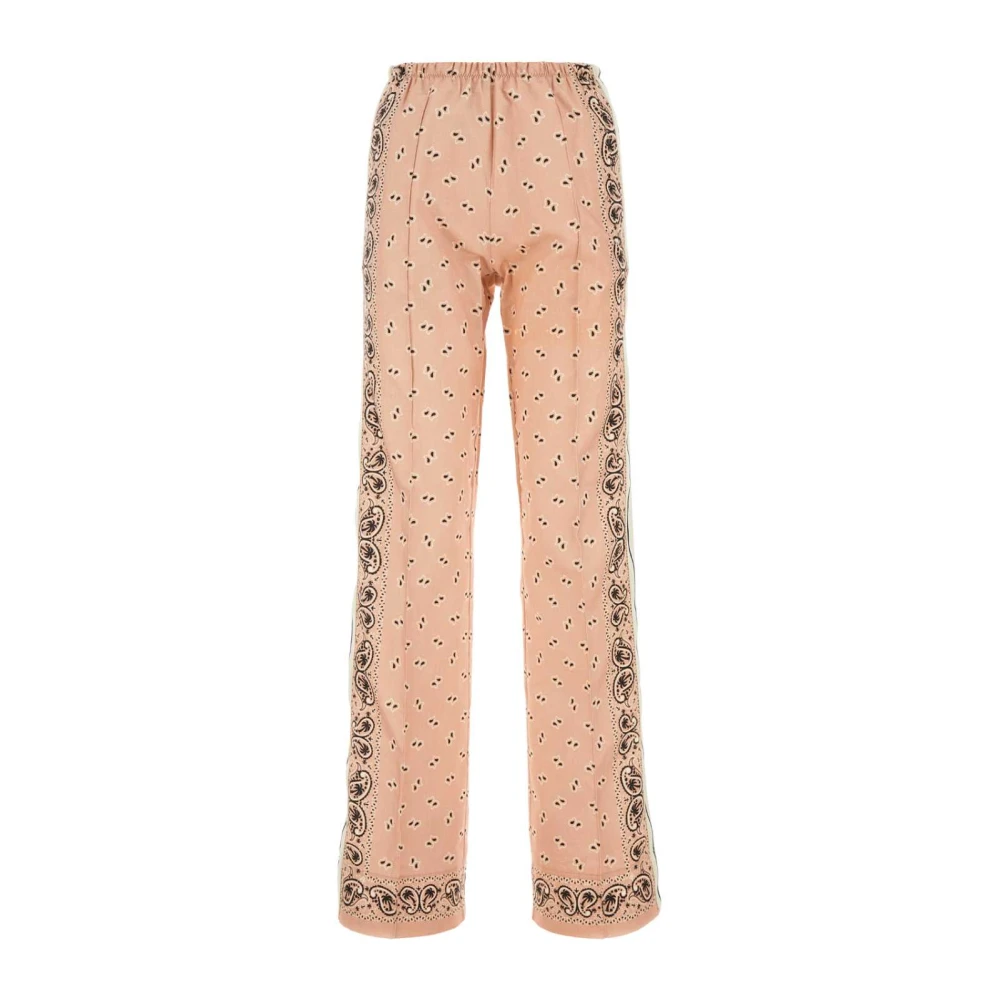 Palm Angels Wide Trousers Pink Dames